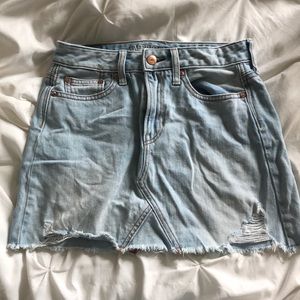 Denim Mini Skirt